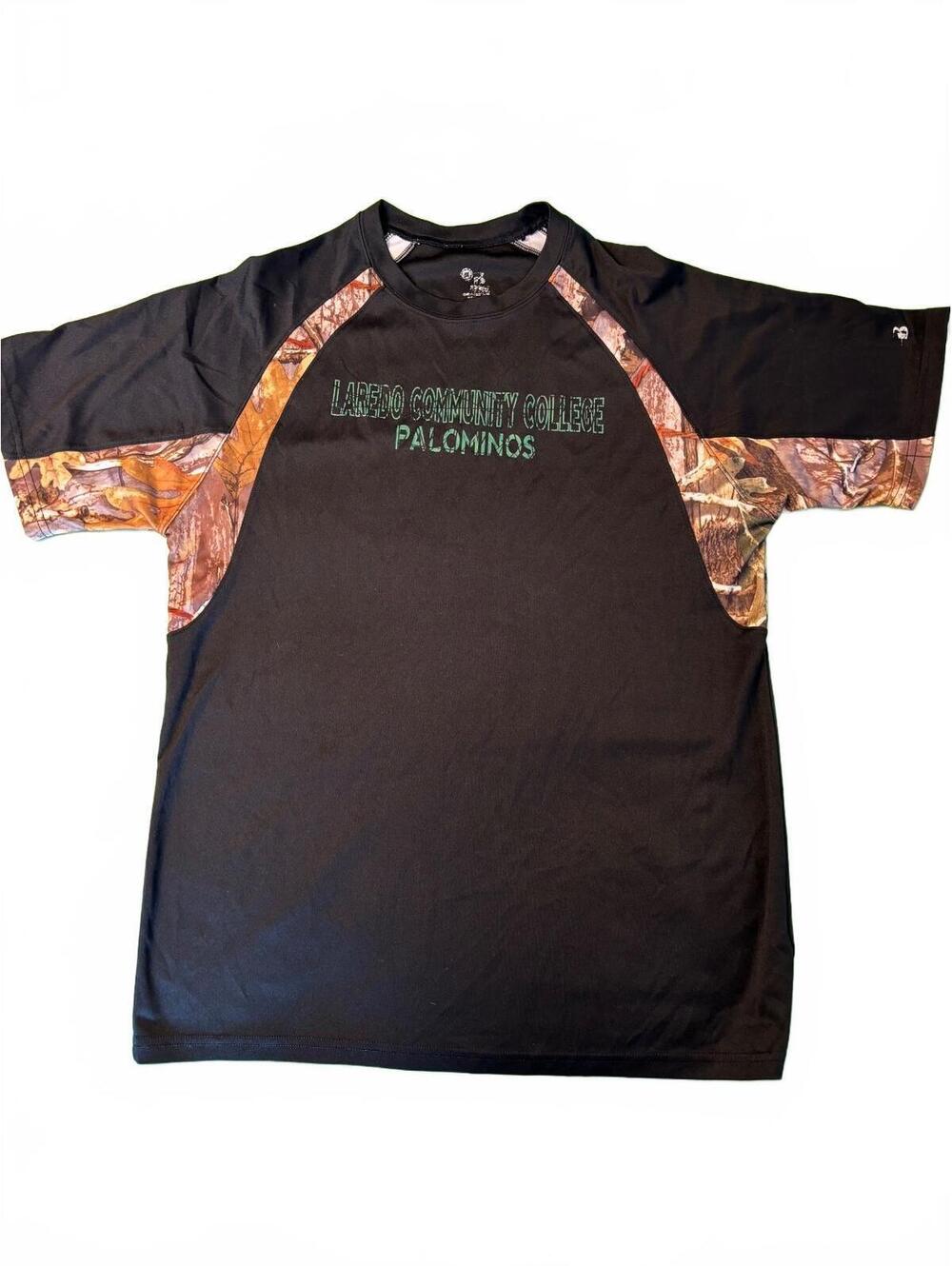 Badger Laredo Community College Palominos Black and Camoufla